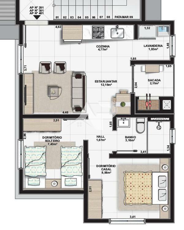 Apartamento Final 01 - Frente