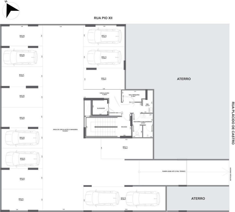 Pavimento 1 - Subsolo