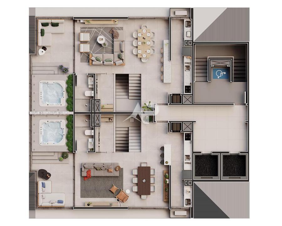 Cobertura Duplex - Andar Superior