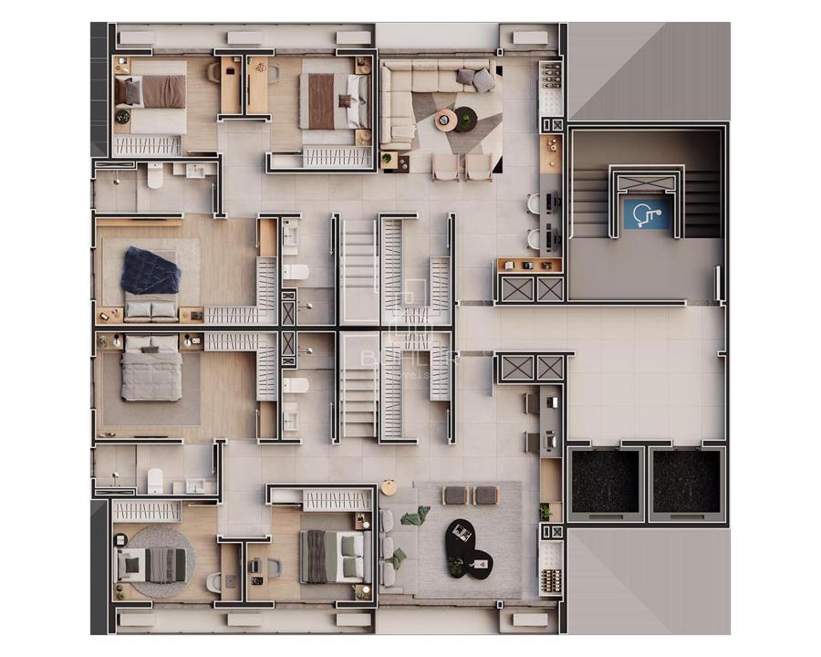 Cobertura Duplex - Andar Inferior