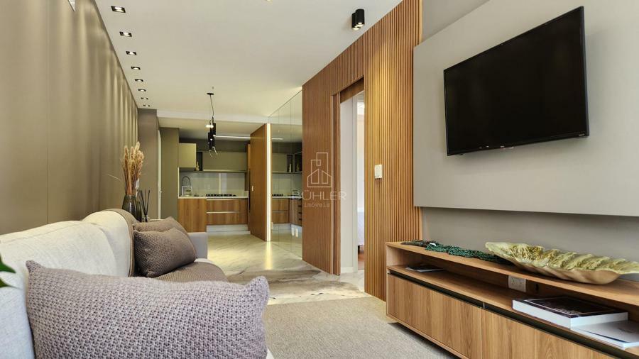 Sala com dois ambientes 