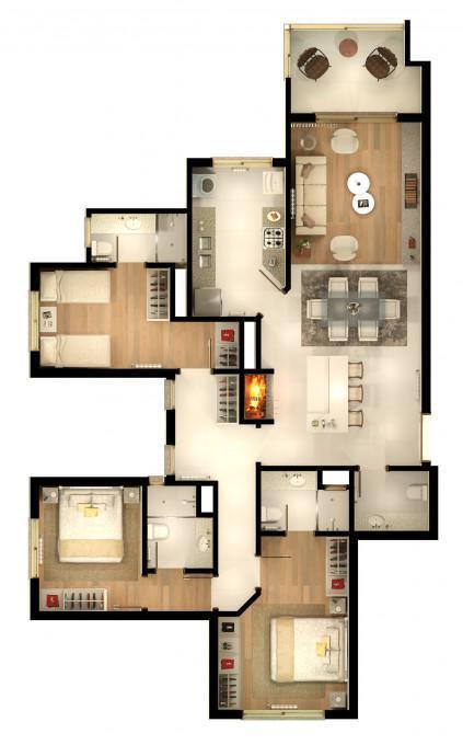 Coberturas 3 suítes