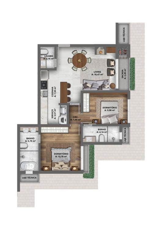 Primeiro Pavimento APTO 103