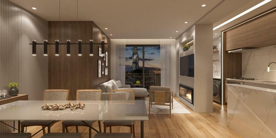 Aptos 2 dorm. sendo 1 suíte (105, 205 e 305)