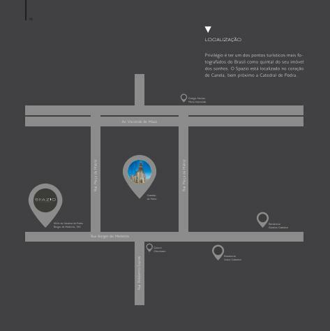 à 100 metros da Catedral de Pedra