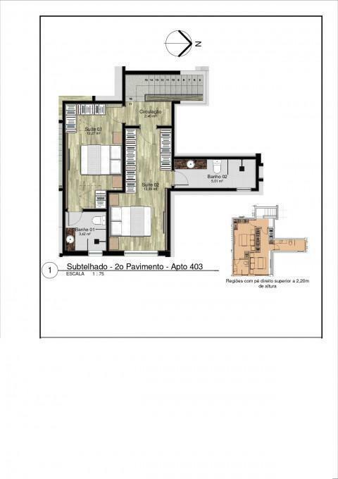 Apto. 403 A - 2° Pavto