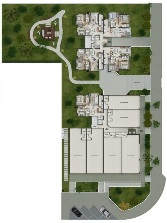 Pavimento Térreo Bloco 1 e 2