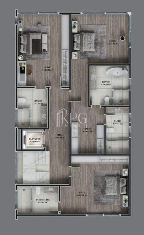 Planta 2º pavimento