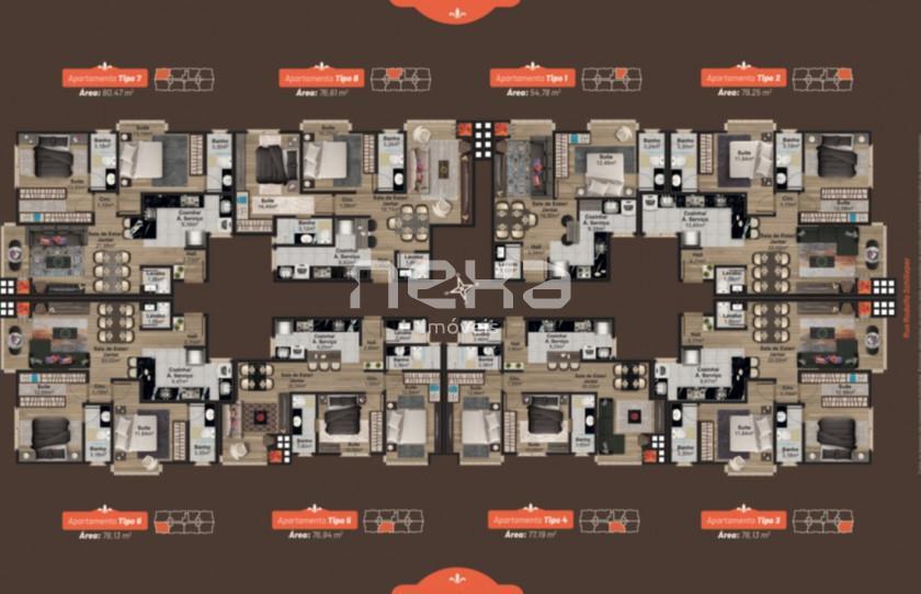 Planta pavimento tipo