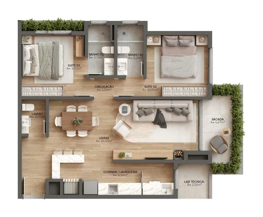 PLANTA DO IMóVEL 308